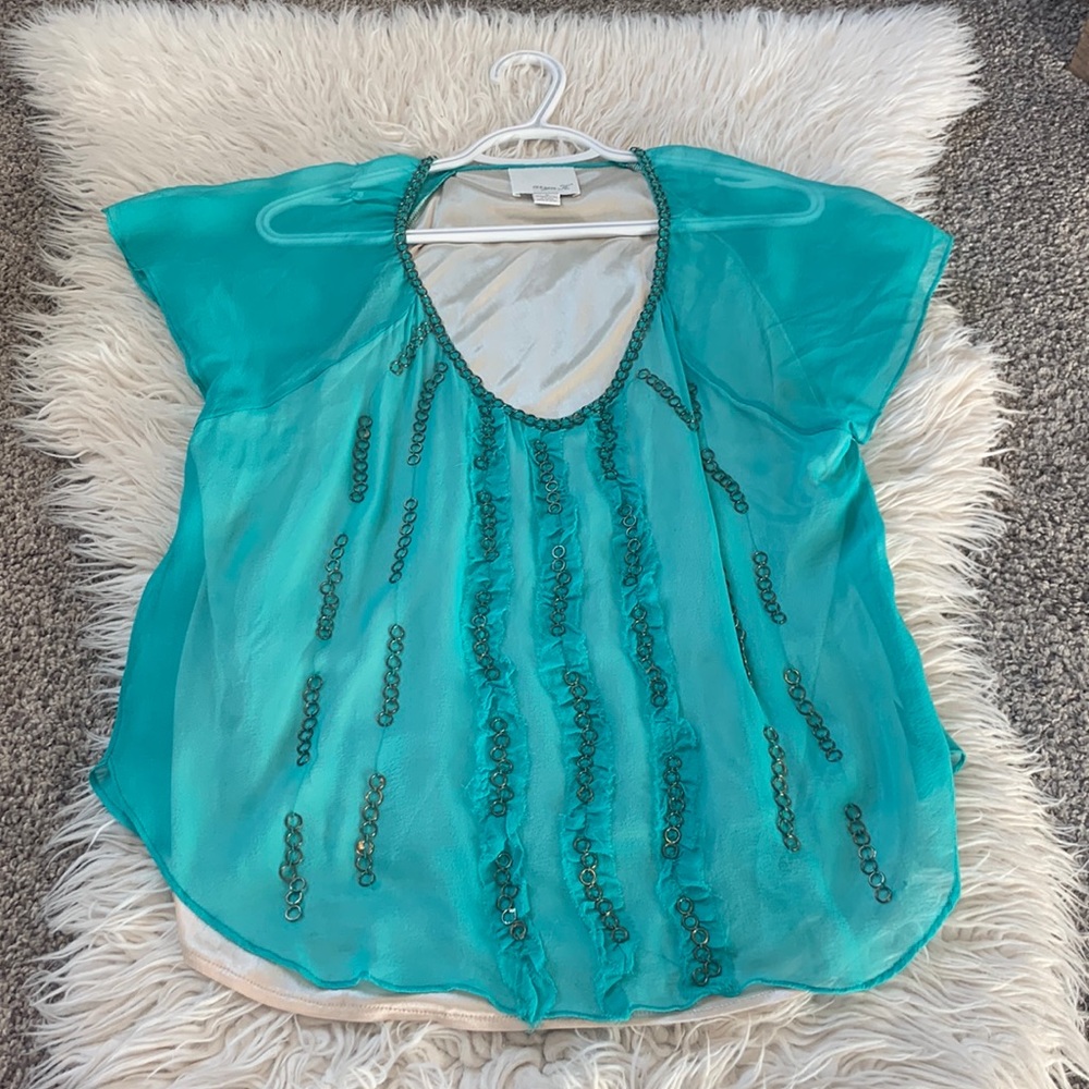 Aryn K Silk Blouse M